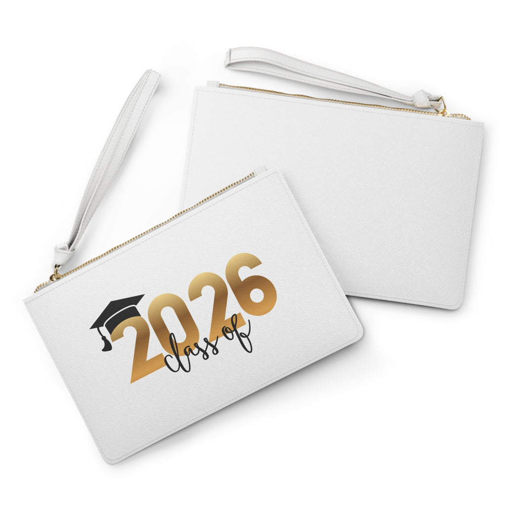 2026 Class of Graduation Clutch Bag — Class of 2026 Wristlet Gift