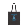 Cotton Canvas Tote Bag, Baker Baker Cupcake Maker - Blue